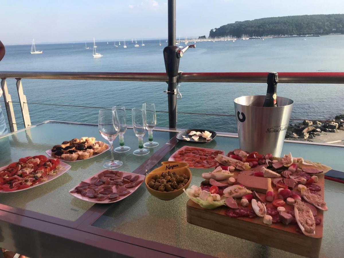 Appartement Cosy Les Pieds Dans L'Eau, Vue Mer Exceptionnelle Crozon Eksteriør bilde